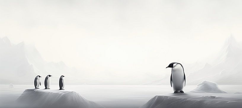 Pinguin | Pinguine von ARTEO Gemälde