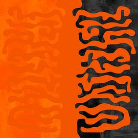 Minimalist's flames art by Claudio Chagas