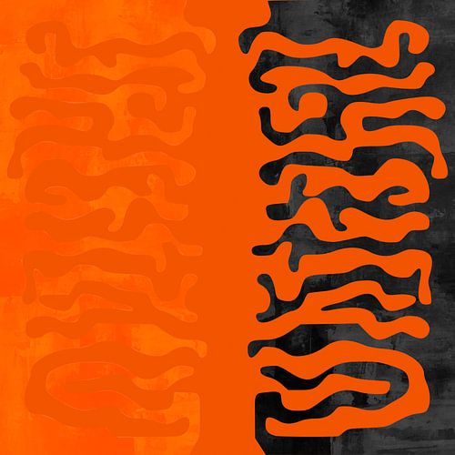 Minimalistische vlammenkunst van'