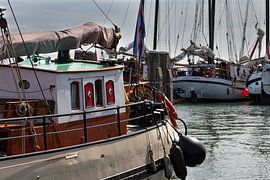schepen in de haven van Terschelling