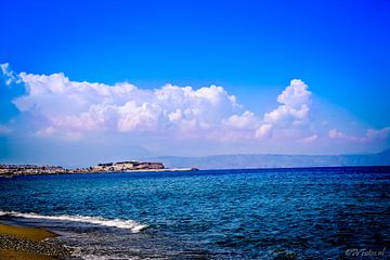 Greek- Crete beach van Pritish Ramkisoen