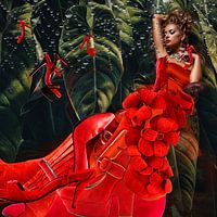 Red Shoe Lady