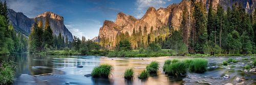 La vallée de Yosemite dans le parc national de Yosemite aux États-Unis sur Voss photographie