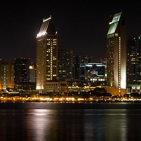 San Diego skyline van Arjan van Roon