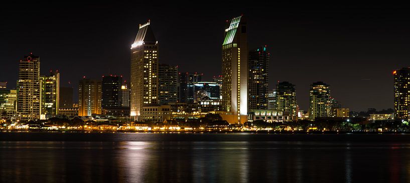 San Diego skyline von Arjan van Roon