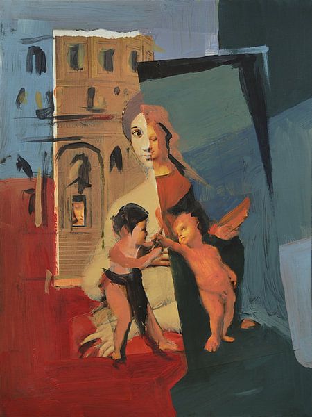 Mother and sons by Nop Briex
