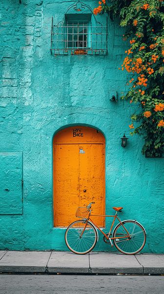 Vibrant Doorway by Art Lovers