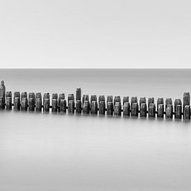 Wellenbrecher, Grevelingen von Peter Brijs