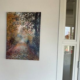 Klantfoto: August Renoir. In het bos, op canvas