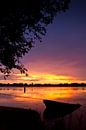 Zonsondergang Kralingse plas van Niels de Jong thumbnail