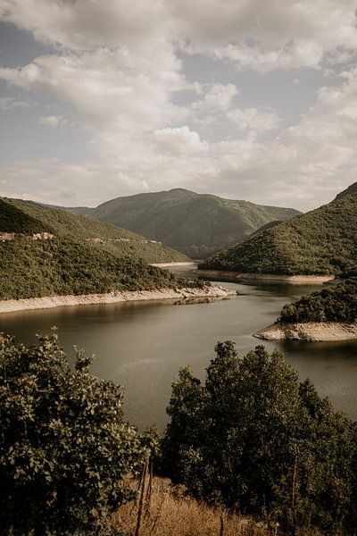 River in the Bulgarian mountain landscape by Christa Stories