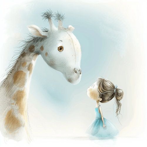 Girl and the Giraffe - 2 | Children's room