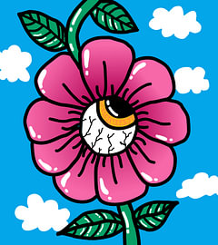 Rosa Augapfelblüte von Juan Lopez