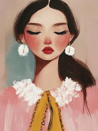 Träumen in Rosa von Carla Van Iersel