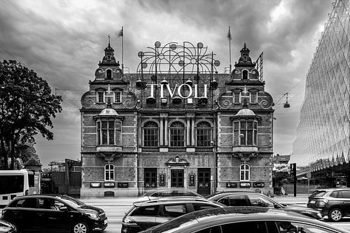 Hans Christian Andersen slottet at Tivoli in Copenhagen