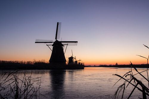 Kinderdijk Molens Zonsopkomst