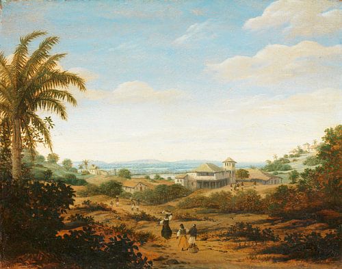 Landschap op de Rio Senhor de Engenho, Brazilië, Frans Jansz Post
