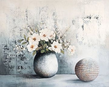 Painting flowers 47.6969 by ARTEO Paintings