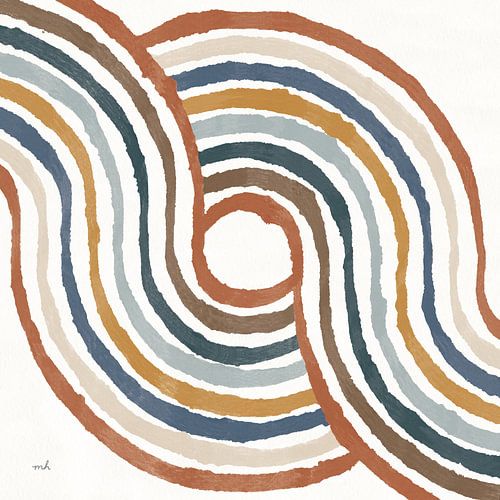 Rainbow Road II Thick Lines, Moira Hershey