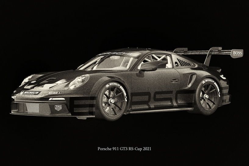 Porsche 911 GT-3 RS 2021 Rennversion 2 von Jan Keteleer