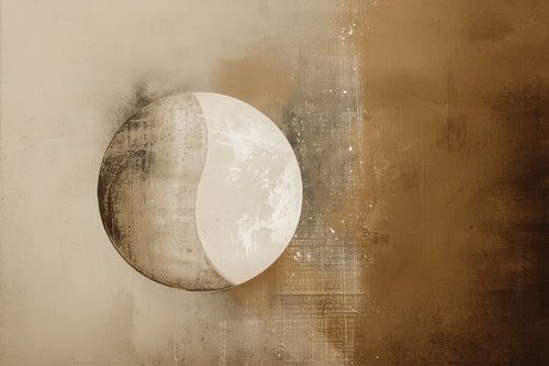 Minimalisme, modern en abstract in aardetinten