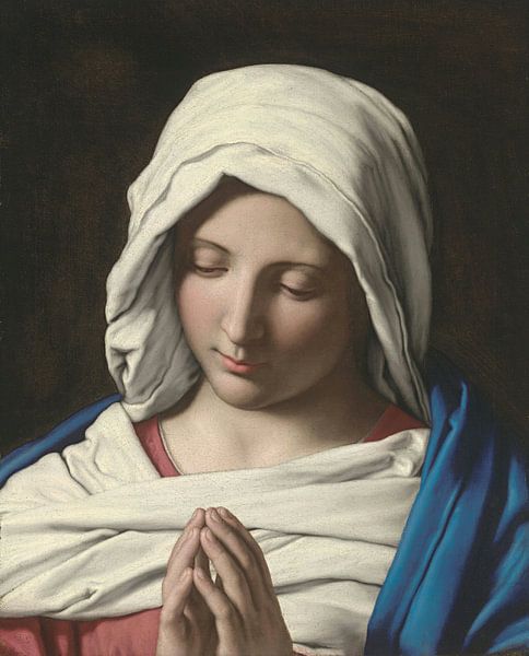 Madonna in prayer, Sassoferrato by Masterful Masters