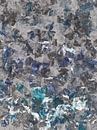 Abstrakt in Blau- und Grautönen von Maurice Dawson Miniaturansicht