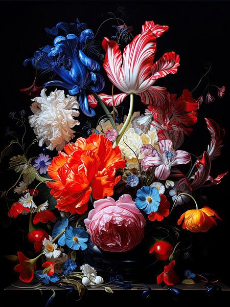 Nature morte aux fleurs par Imagine