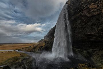 Seljalandsfoss waterval in IJsland.
