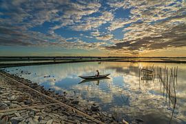 Early morning fishing by Anges van der Logt