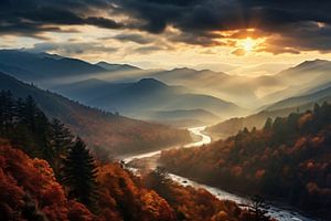 Goldene Stunde in Montana