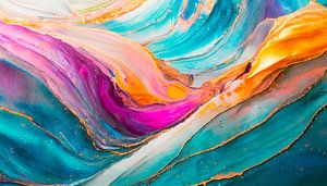 Flüssige Farben von Mustafa Kurnaz