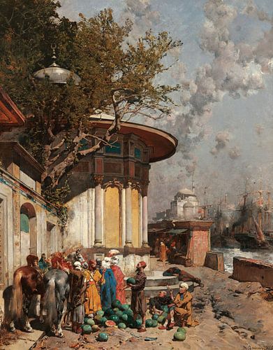 Alberto Pasini,Fontaine turque, Street View turque