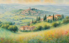 Summer in Tuscany by Kees van den Burg