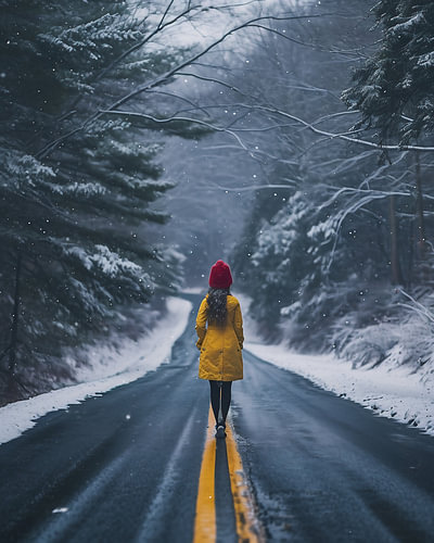 Paysage hivernal