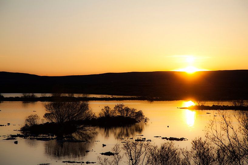 Coucher de soleil à Myvatn par Fabian Roessler