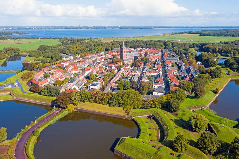 Aerial photo of Naarden Fortress by Eye on You