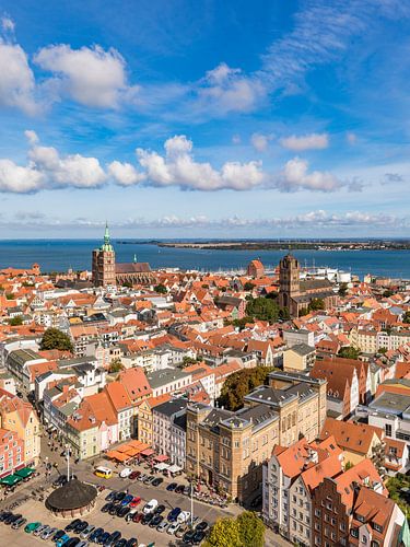 Oude binnenstad van Stralsund aan de Oostzee