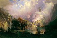 Albert Bierstadt. Rocky Mountain Landscape van 1000 Schilderijen thumbnail
