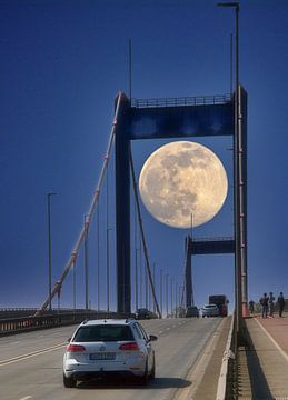Pleine lune à Duisbourg