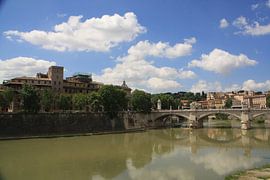 De Tiber in Rome von Furdjil de Lange