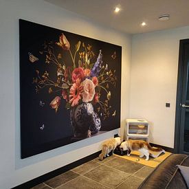 Customer photo: Royal Beauty FlowerArt by Sander Van Laar, on art frame