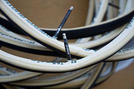 Road bike tires by Marco IJmker