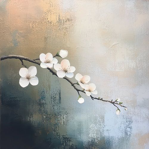 Blossom botanical in Japandi style