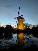 Kinderdijk by night