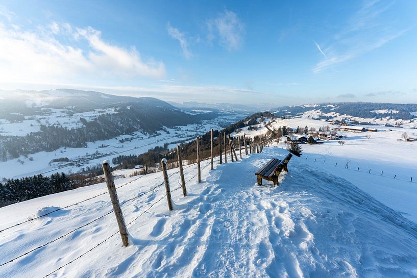Kapf View from Oberstaufen to Säntis by Leo Schindzielorz