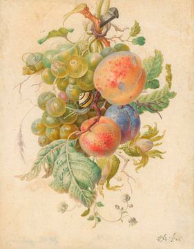Festoon aus Früchten, Herman Henstenburgh