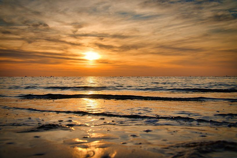 On the sandy beach of the Baltic Sea coast by Martin Köbsch