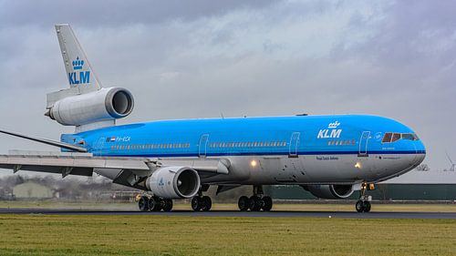 KLM McDonnell Douglas MD-11 passagiersvliegtuig.