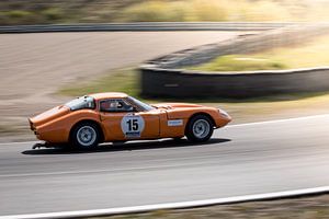 Marcos 1800 GT tijdens race op circuit Zandvoort van Arjen Schippers